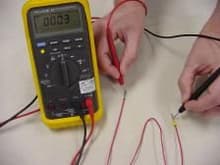 measuring wire resistance end-to-end