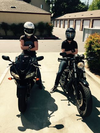My sister and I