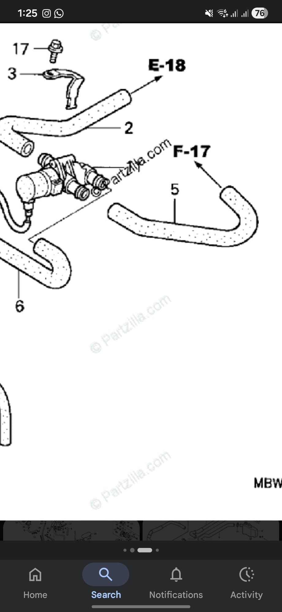 Nr 5 is the hose I need