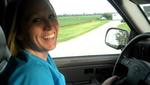 Jess driving