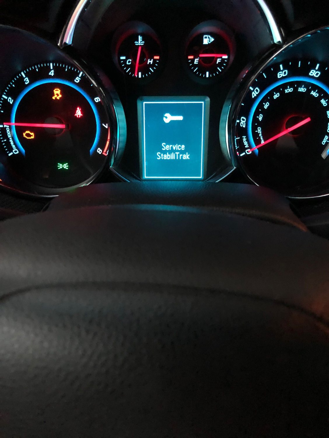 chevy cruze service stabilitrak and check engine light - lenard-ensey