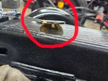 This is just a close up picture of the little plastic spacer