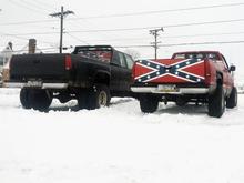 My two trucks