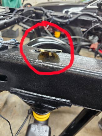 This is just a close up picture of the little plastic spacer