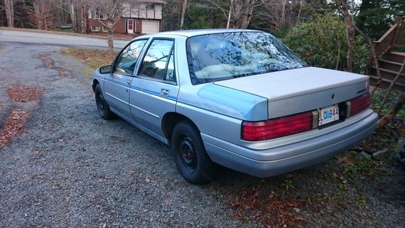 A little rough with it's peeling paint but almost rust free and a strong 3.1 V6 with over 200 thousand kms