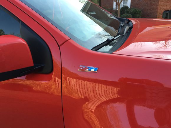 Z71 custom placement color change
