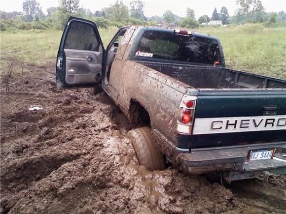 muddin in the rain
