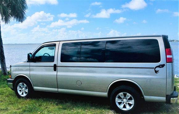 current set up -2004 express 1500, 2019 Silverado 255/70/17's & wheels