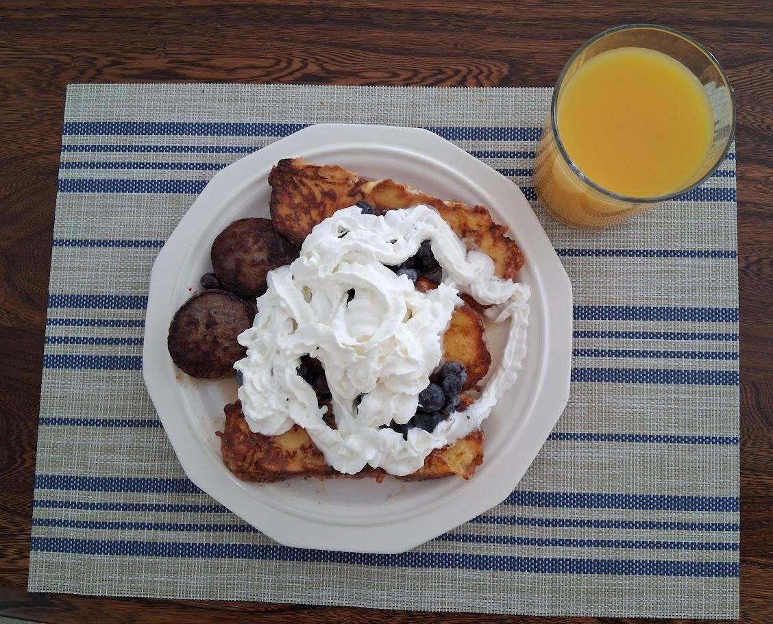 Breakfast this morning.