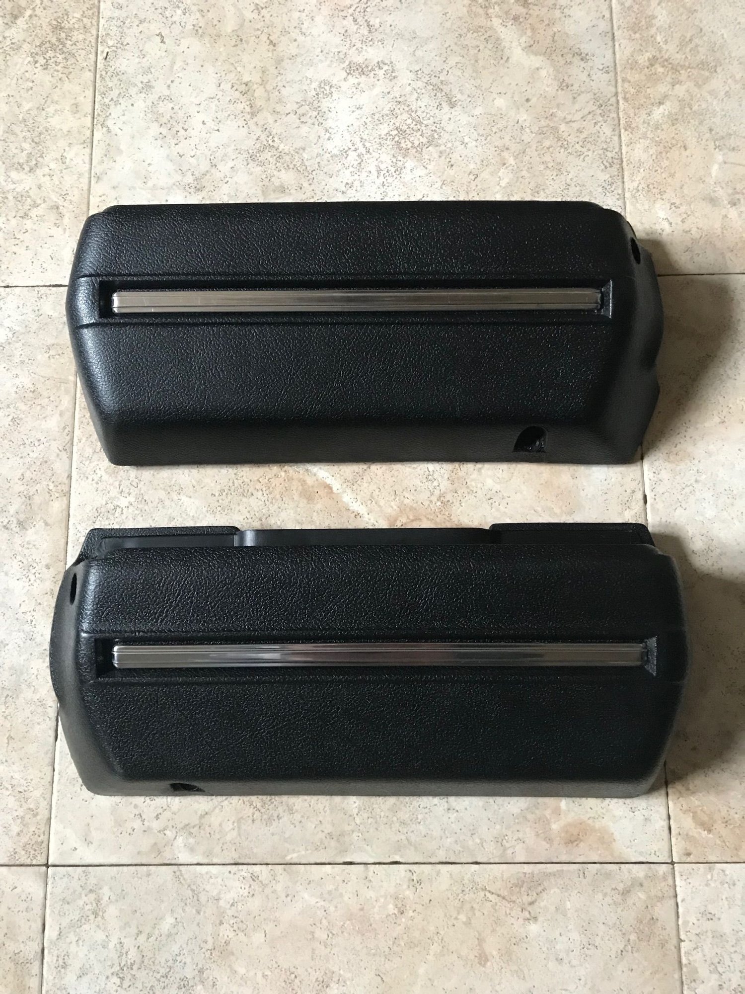 1968-72 black pair OEM armrest bases - ClassicOldsmobile.com