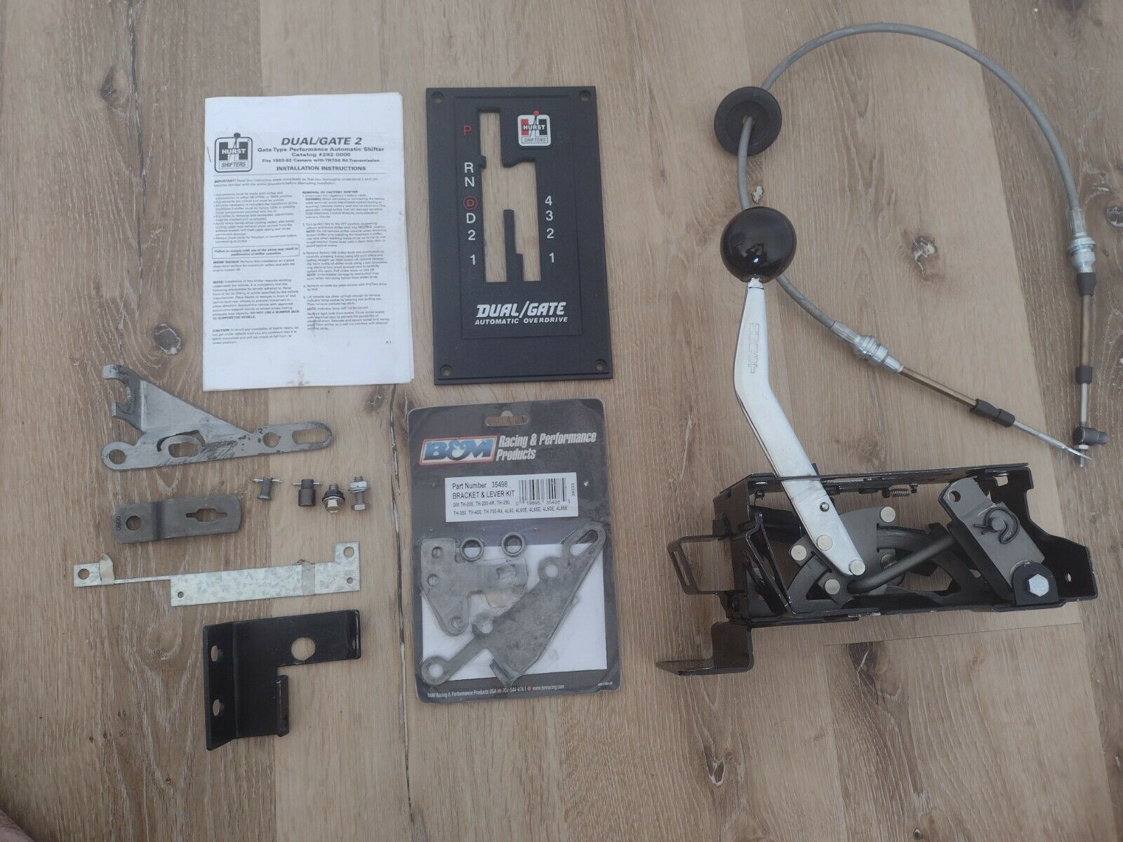 Hurst Dual Gate 2 Shifter 2920000 4 Speed TH700 R4 Kit