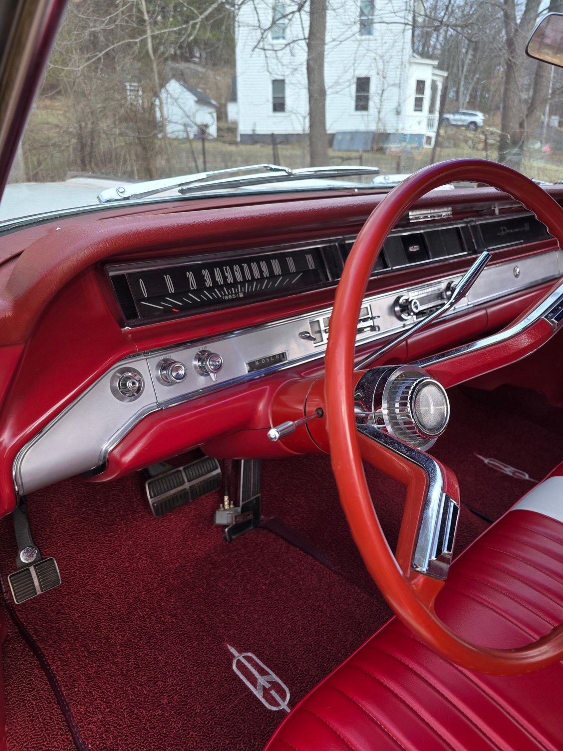 I spent a lot of time on the dash...