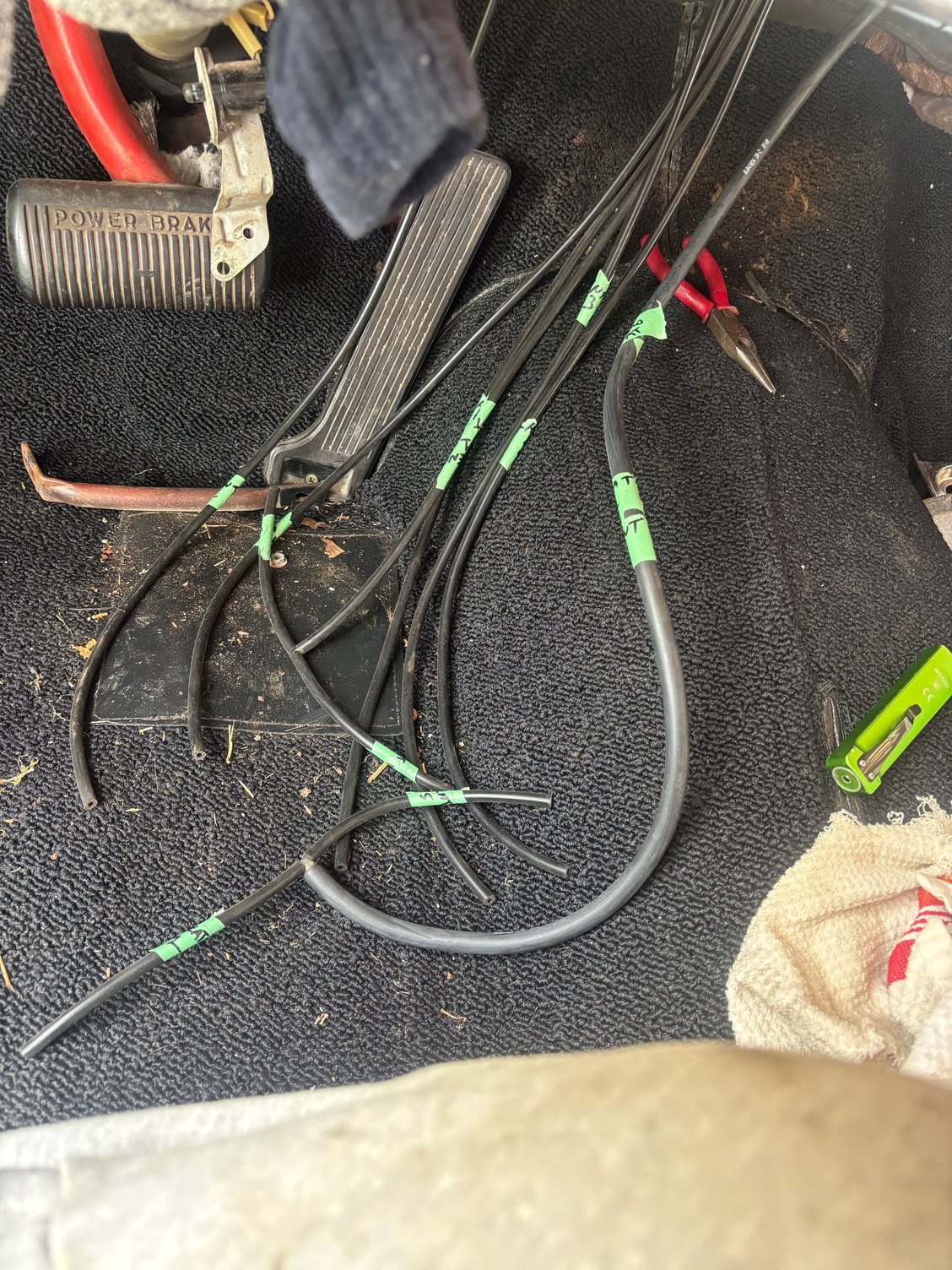 I labeled them all for ease of installation 