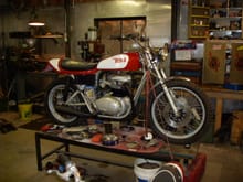 1971 BSA Trackmaster 650 3/8"stroked and .80 over bore to 820cc