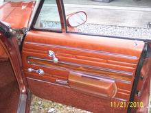 1971Olds interior passenger dr panel