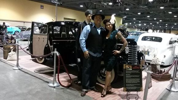 Me and Model at Car Show in Long Beach