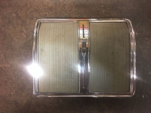 Rear seat 6x9 speaker grill with bracket.