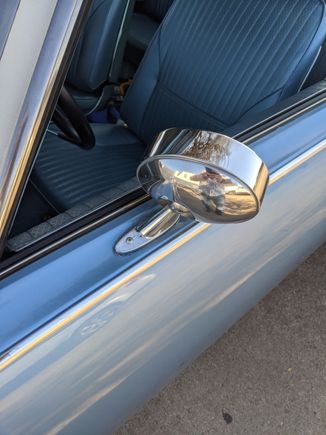 Hey all, (1969 Cutlass "S"  my drivers side remote mirror is loose, there is one screw but its apparently just decoration. The other screw hole is impossible to put a screw into. Do I need to just put a longer sheet metal one in the one hole or is it a tapped hole? Also I have no mirror on the passenger side and no holes, did they come like that?
Thanks!
