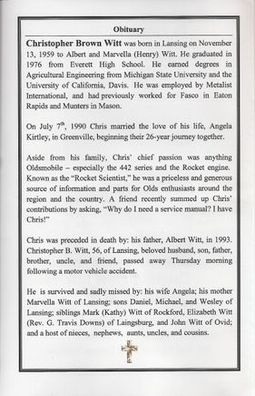 Chris Witt Obit page 2