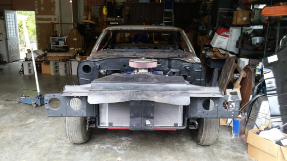 Front body mounted shot
