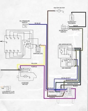 Ignition system wiring diagram