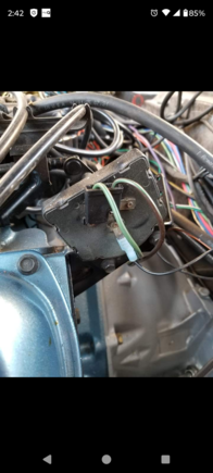 Light green wire on FWD connector at switch.