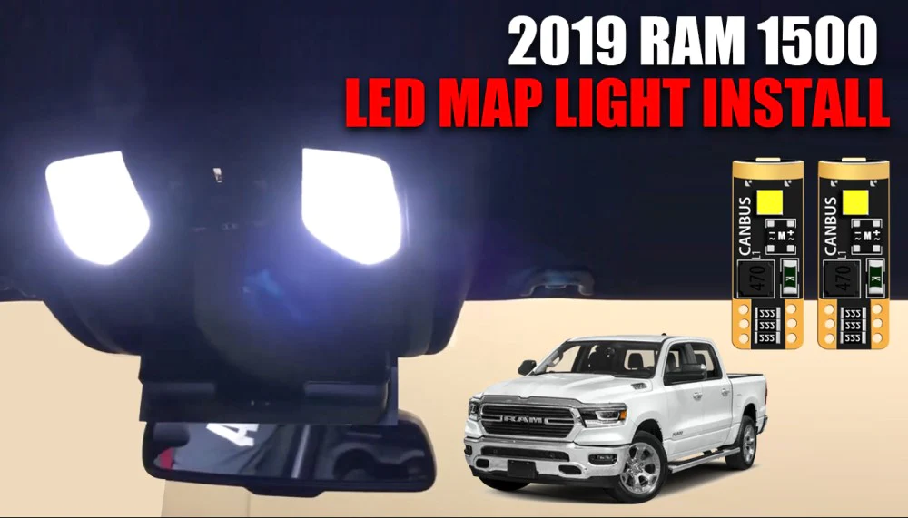 2021 Ram 1500 How to Remove Overhead Console And Install LED