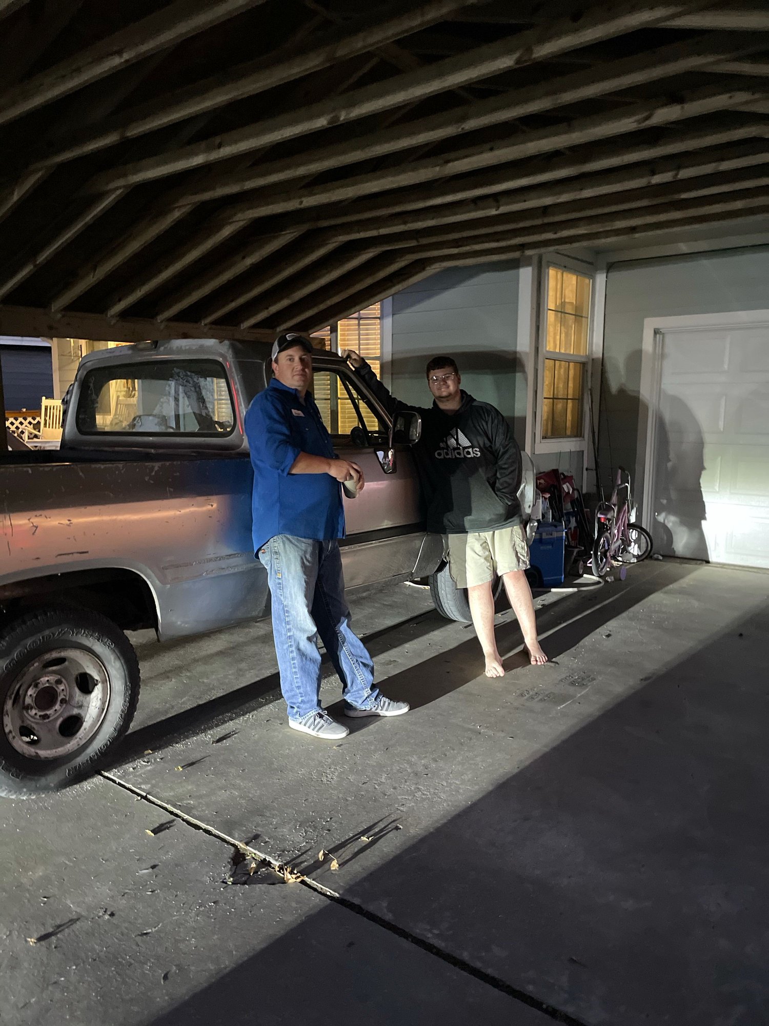 Father son Project they day we brought her home in 2020