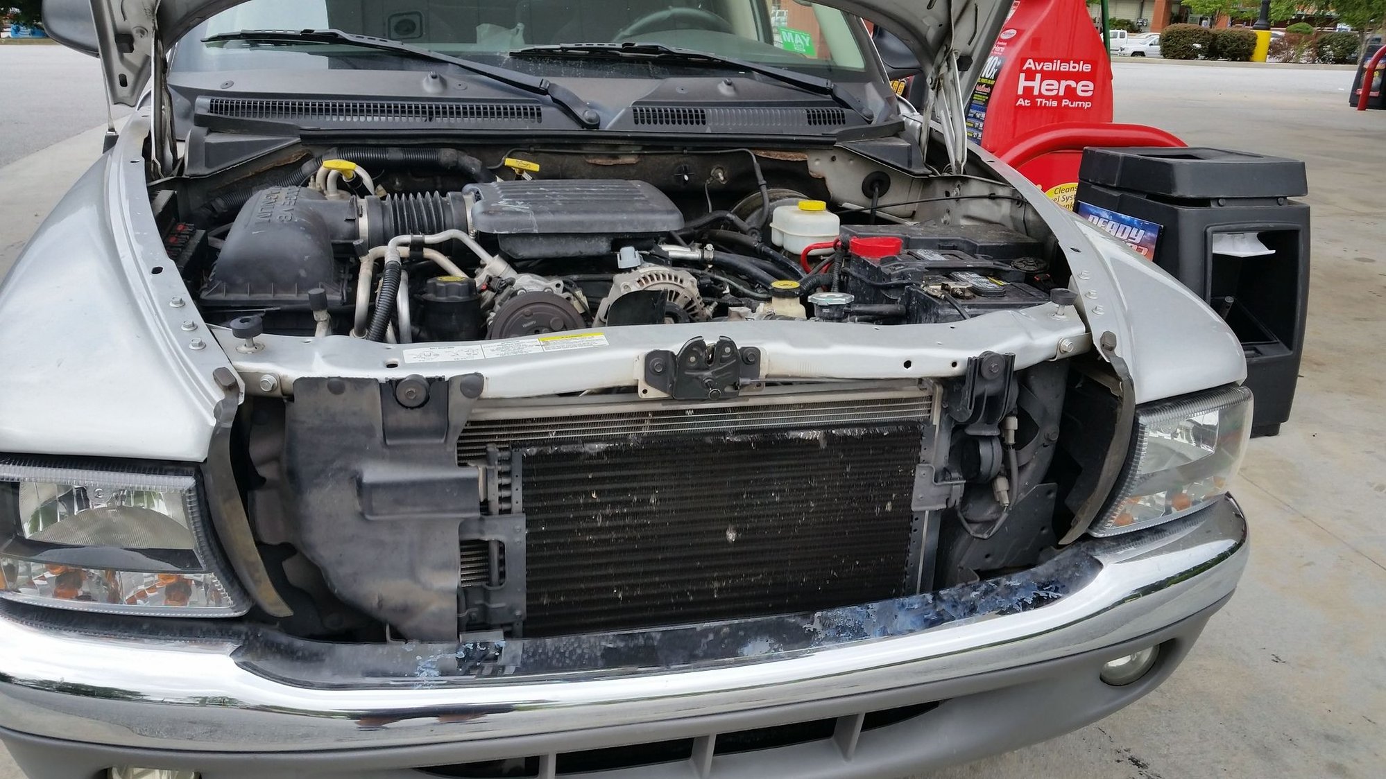 Running without radiator shroud