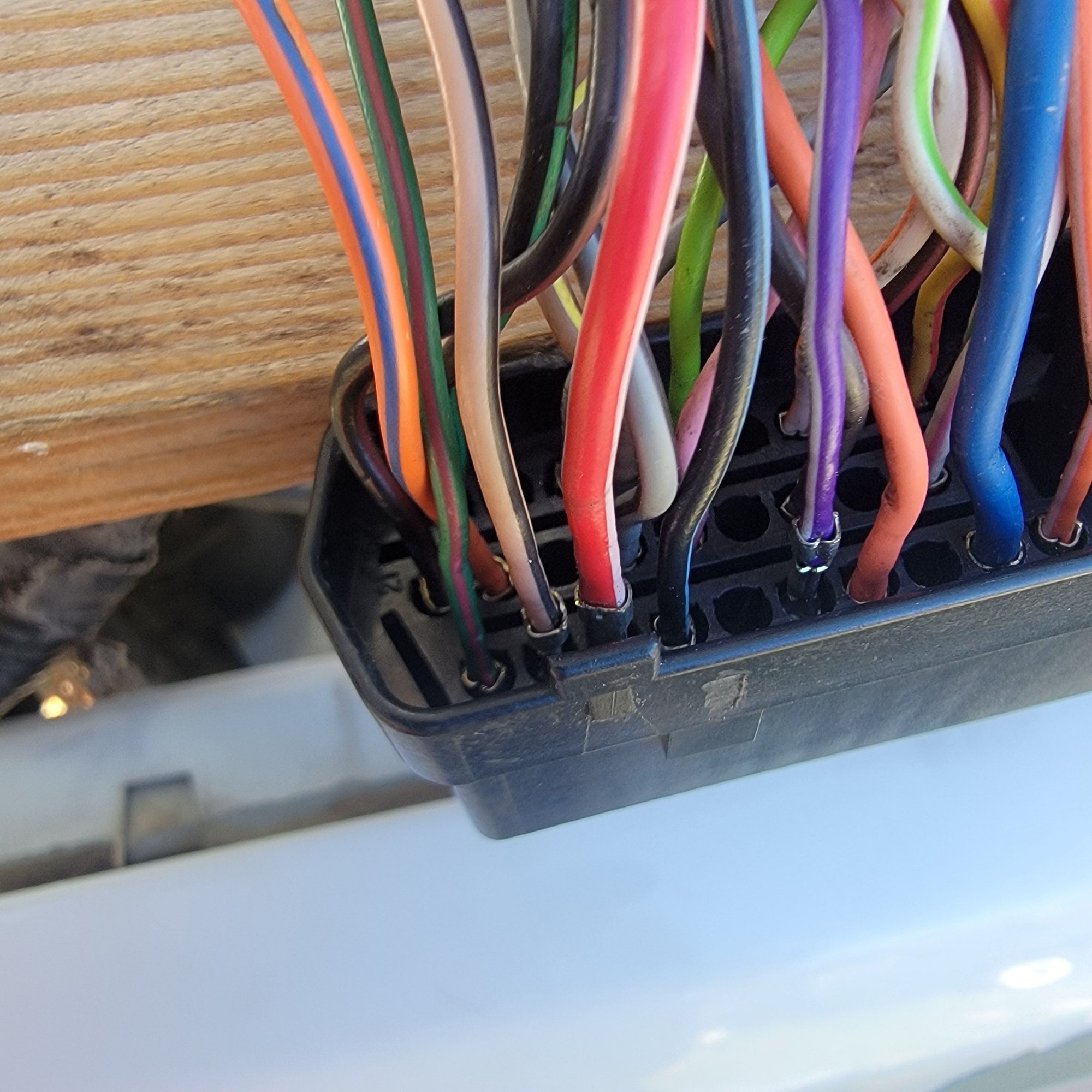 Starting from left #1-DG/Rd-Map Sen, #2-TN/BKcolant temp, #3 RD/Wht is Batt + 