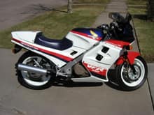 Honda 750 Interceptor - what I learned to ride on.