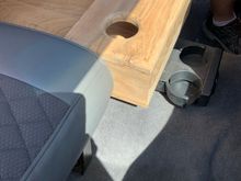 Seats and console reinstalled.  Still need to stain the console and secure it.