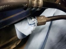 Bottom hose has a 1 foot chunk to a threaded piece!  Git er done!