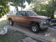 Cleaned up, rust fixed and the truck primed