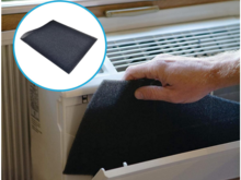 I may try to insert one of these portable home a/c foam filters in front of the evaporator