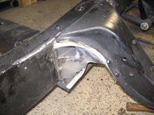 This is the back side of the drivers side pass through. Its under the drivers feet. 