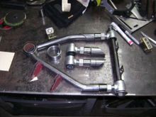 Lower A-arm. Again, Ill add a gusset, but these need a shock mount. I havent figured that out yet. 