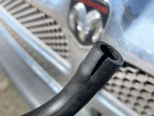 cracked hose from PCV to manifold