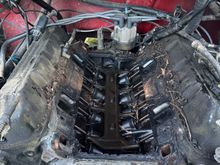 The broken bolts are at the front next to the water jackets