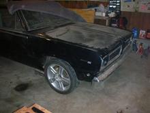 my 1968 plymouth valiant 2-door post