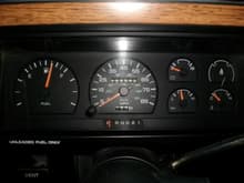 The Dakotas Instrument panel after shutting the engine down, probably around 8/24-28/09