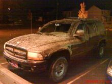 At Little Caesars (9:15 p.m.) after a bog at my friend Tom's House