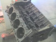 Engine after being tanked