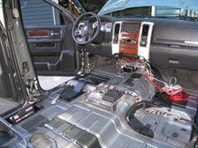 I took the interior out to bare metal to install Dynomat extreme, and 1/2" dynopad on top of the dynomat. on floor all doors and ceiling