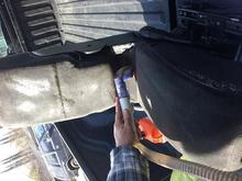 another great find at the junk yard...a little miracle stuff from an orange bottle and a little bit of time and it went from this to...