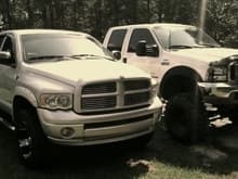 me and my best friends truck old head lights