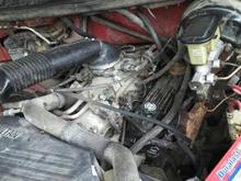 engine bay in disrepair
