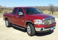 Better picture of the 2008 Lone Star.  I like red trucks!