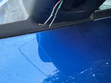 Random wires that were seemingly soldered in the past