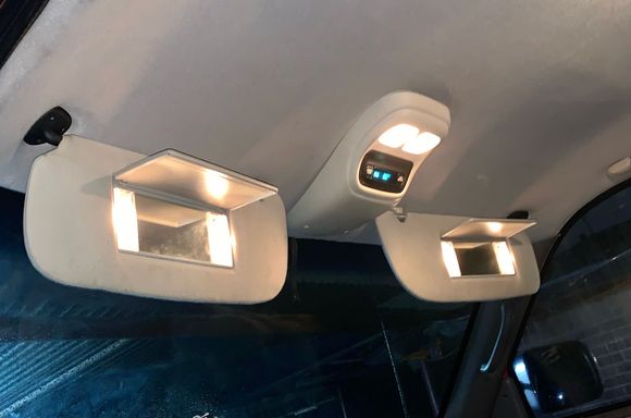 My headliner is the OEM color, and see how the visors don’t match?